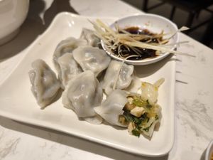 Dumplings (veggies & beancurd fillings), nice ! at Green on Earth 绿之天地 in West Singapore