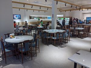 Interior of the restaurant at Green on Earth 绿之天地 in West Singapore