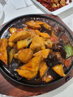 Hotplate Beancurd at Green on Earth 绿之天地 in West Singapore