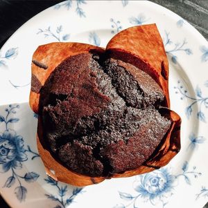 Chocolate muffin at Public Greens - 64th St in Indianapolis