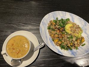 Currier Lentil Soup & Warm Grain Bowl  at Public Greens - 64th St in Indianapolis