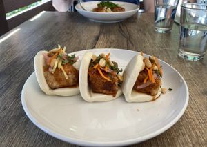 Korean bao buns 👍  at Tinker Street in Indianapolis
