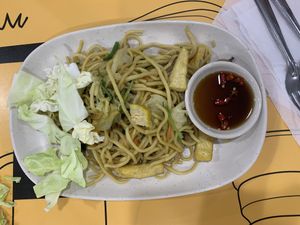 A noodle/spaghetti type dish at Platinum Fashion Mall - Term-Bun in Bangkok