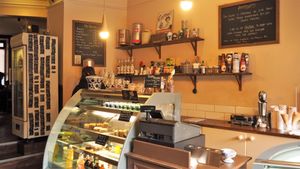 Drinks and Display of other Desserts at Affogato  in Edinburgh