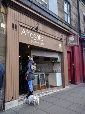 Front of Shop at Affogato  in Edinburgh