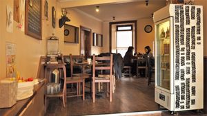 Seating available at Affogato  in Edinburgh