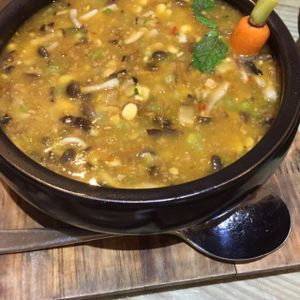 delicious mashed potato bean and veggie casserole at Shiyi Yayuan in Xiamen