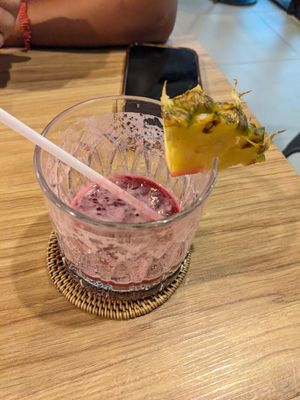 Red juice at No.9 2nd Restaurant in Phuket