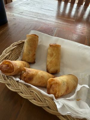 Spring rolls  at No.9 2nd Restaurant in Phuket