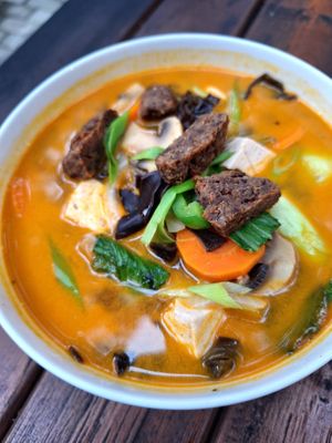 Tomyum Soup. So refreshing! at Simple Plant  in Yogyakarta