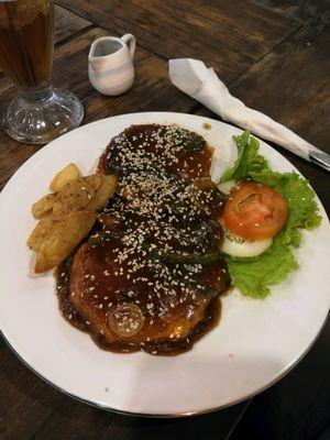 tempeh steak  at Simple Plant  in Yogyakarta