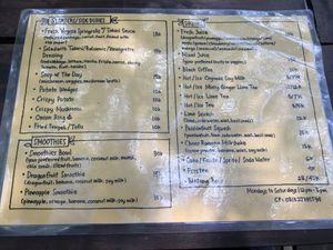 Menu at Simple Plant  in Yogyakarta