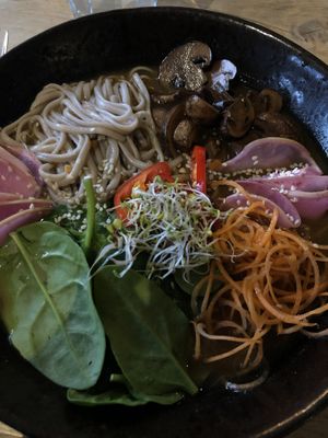 vegan ramen at MOTHER - Juice Works in East London
