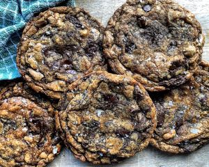 Our delicious home baked cookies at MOTHER - Juice Works in East London