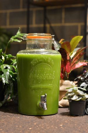Green juice on tap at MOTHER - Juice Works in East London