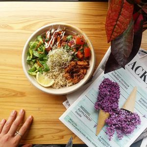 Pulled BBQ Jackfruit MOTHER Bowl  at MOTHER - Juice Works in East London
