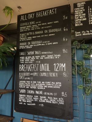 Menu at MOTHER - Juice Works in East London