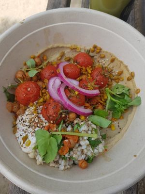 Baba salad at MOTHER - Juice Works in East London