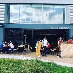 From the outside  at MOTHER - Juice Works in East London