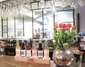 bar at Como en Casa in Liege