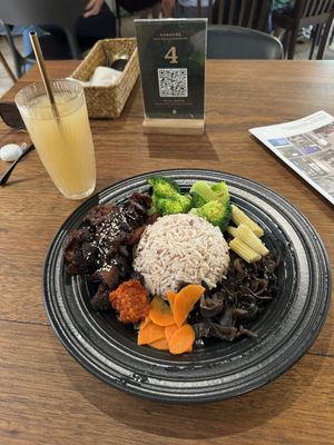 Hericium Dark Sauce Rice  at Pinxin Vegan Cuisine - 品馨蔬食 in Penang