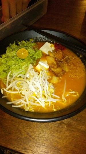 Jawa mee for dinner. So big and so yummy. at Pinxin Vegan Cuisine - 品馨蔬食 in Penang