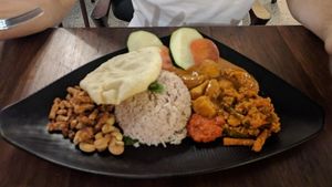 nasi lemak. so so good   at Pinxin Vegan Cuisine - 品馨蔬食 in Penang