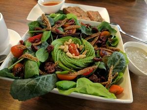 The Real Salad - Fresh crispy flavorful veggies & a complex dressing! at Pinxin Vegan Cuisine - 品馨蔬食 in Penang