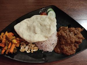 Rendang nasi lemak at Pinxin Vegan Cuisine - 品馨蔬食 in Penang
