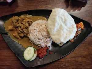 Kurma curry nasi lemak at Pinxin Vegan Cuisine - 品馨蔬食 in Penang