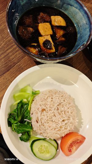 Black Vinegar Hericium Rice 👍 - 02/05/2025 at Pinxin Vegan Cuisine - 品馨蔬食 in Penang