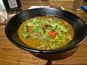 Asam laksa at Pinxin Vegan Cuisine - 品馨蔬食 in Penang