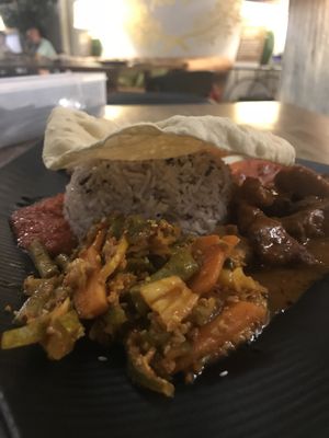 Vegan version of local dish Nasi Lemak, amazing! at Pinxin Vegan Cuisine - 品馨蔬食 in Penang