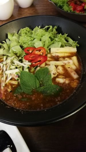 assam laksa at Pinxin Vegan Cuisine - 品馨蔬食 in Penang