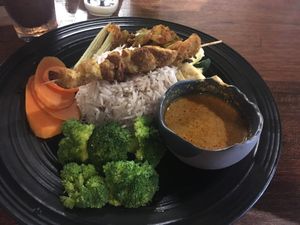 Satay rice  at Pinxin Vegan Cuisine - 品馨蔬食 in Penang