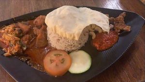 I visited that place twice, first time tried typical Malaysian dish - Nasi Lemak, it was like regular Indian rice with fried vegetables - too much spicy and nothing special  at Pinxin Vegan Cuisine - 品馨蔬食 in Penang