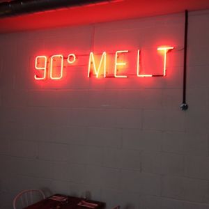 90 Degre MELT - Cool Neon Sign! at 90 Degree Melt in East London