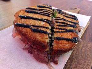 Waldorf sandwich  at 90 Degree Melt in East London