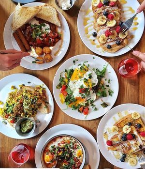 Vegan and Vegetarian Weekend Brunch at 90 Degree Melt in East London