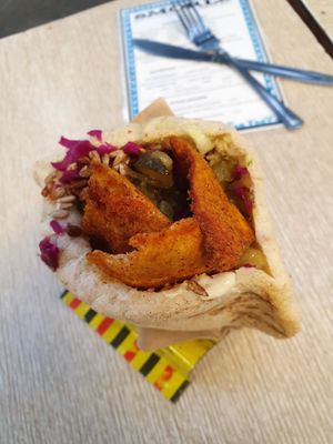 Pitta pocket! at Smorl's in Brighton