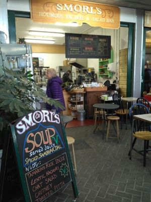 smorls seating at Smorl's in Brighton