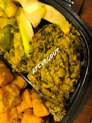Yellow chana dal with spinach  at Whole Foods Market - Ponce de Leon in Atlanta