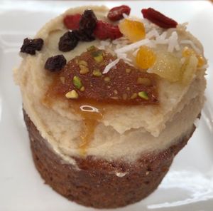 Vegan Carrot Cake at Cat Cuddle Cafe in Lutwyche