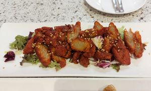 (Vegan) Barbecued Veggie Pork at Leisurely Veggie 悠蔬食 - Tsim Sha Tsui in Kowloon