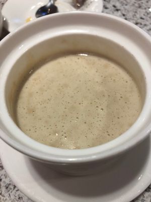 Dessert - walnut soup at Leisurely Veggie 悠蔬食 - Tsim Sha Tsui in Kowloon