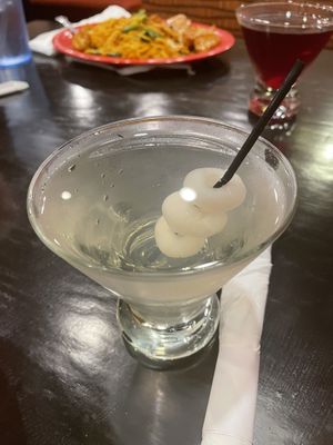 Lychee martini  at Gobi Mongolian Grill in Southington