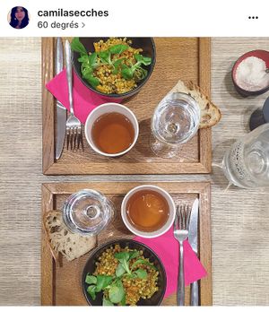 Entrée / Starter / Entrada at 60 Degres Tisanerie Moderne in Aix-en Provence