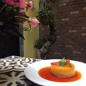 The vegan caramel =p~ at Minh Chay - Hang Gai in Hanoi