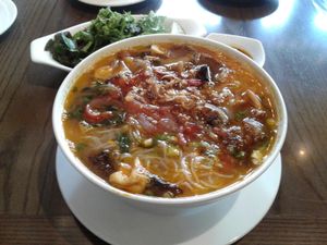 Snail noodle soup at Minh Chay - Hang Gai in Hanoi