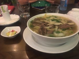 Hanoi pho  at Minh Chay - Hang Gai in Hanoi